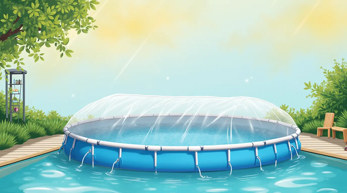 How to Keep Your Above Ground Pool Cover Off the Water